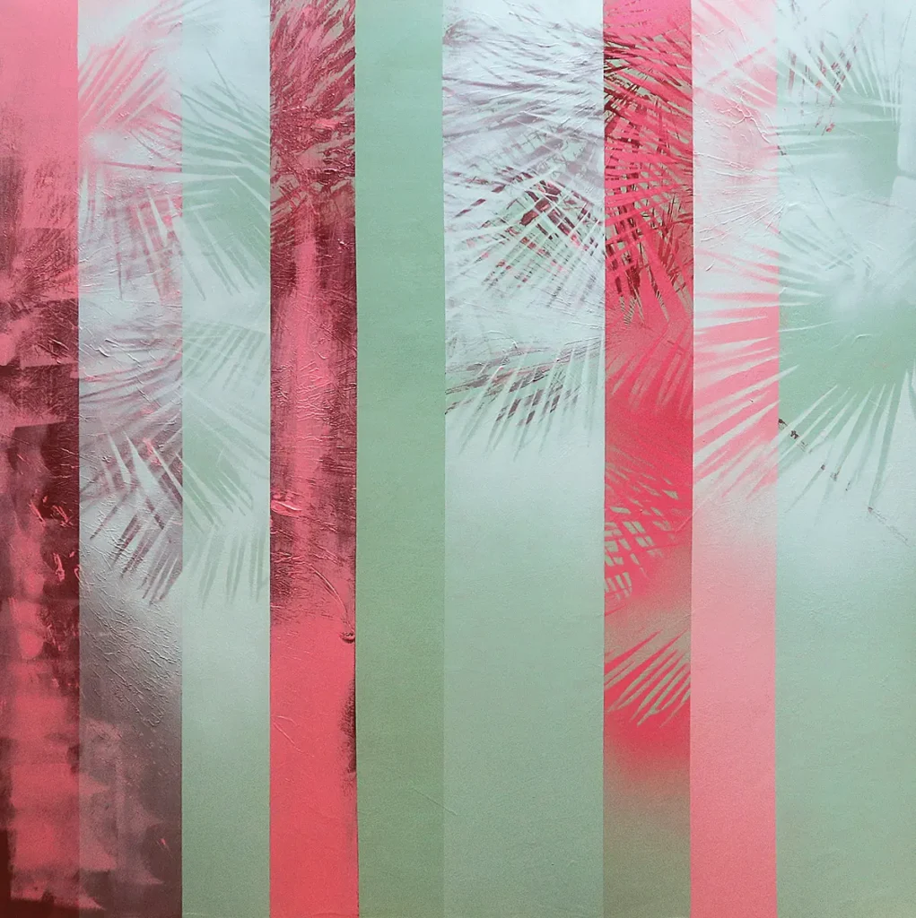 MIXED MEDIA ON CANVAS