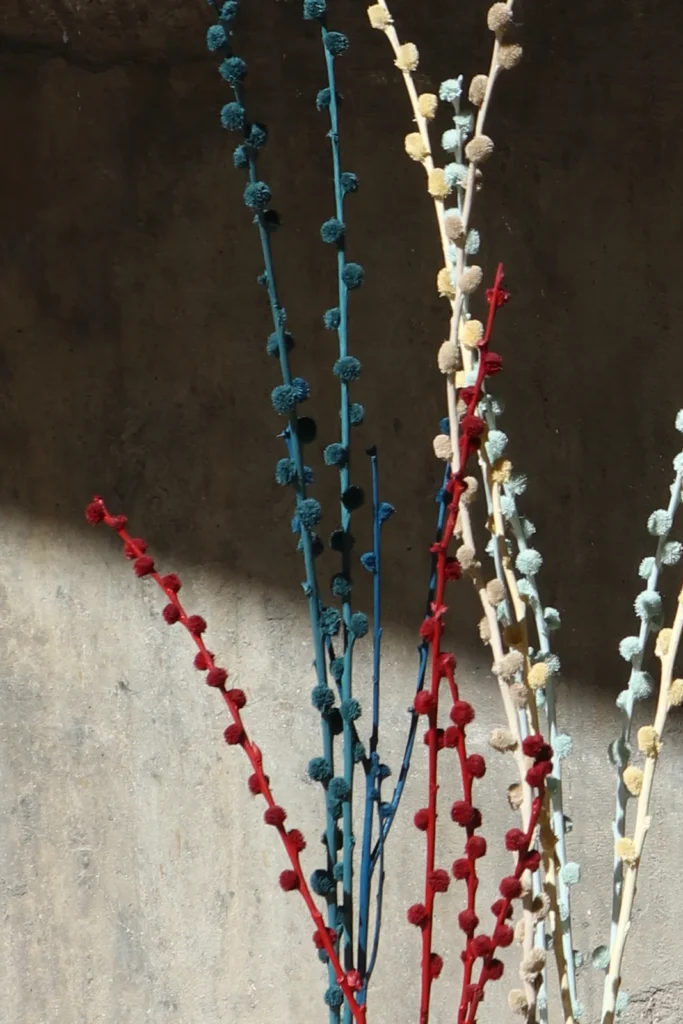 CONCRETE AND PAINTED WILLOW